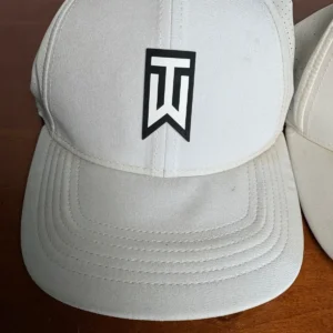 2 Nike Tiger Woods TW Golf Hats White Dri-Fit ADV Legacy91 & Classic99 – photo 3