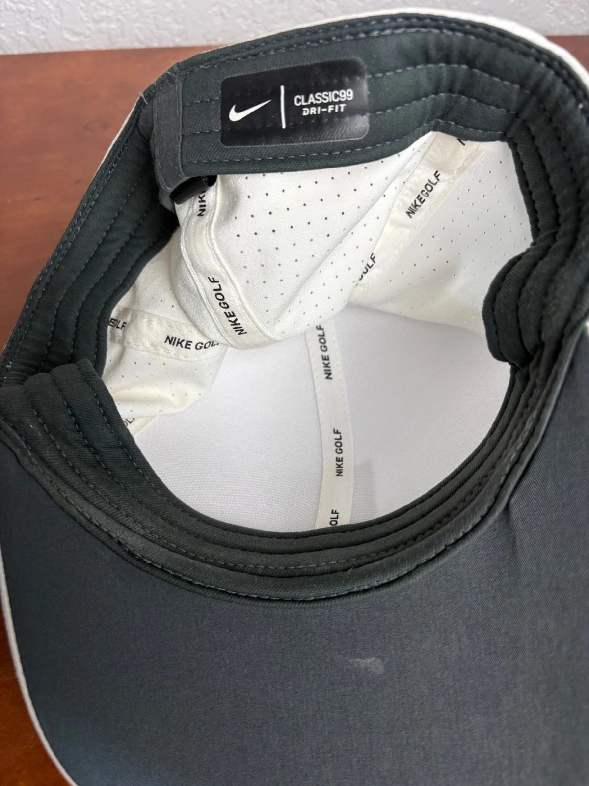 2 Nike Tiger Woods TW Golf Hats White Dri-Fit ADV Legacy91 & Classic99 – photo 6