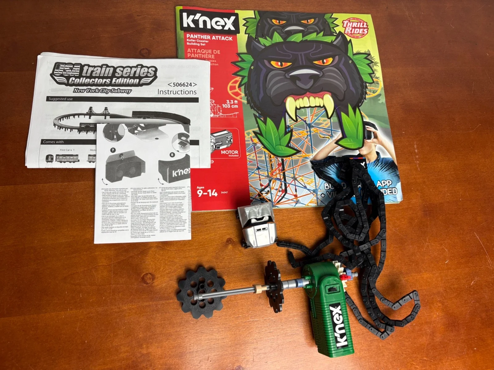 K'NEX Panther Attack Roller Coaster Building Set 34047 with Motor & Manual Works – photo 2