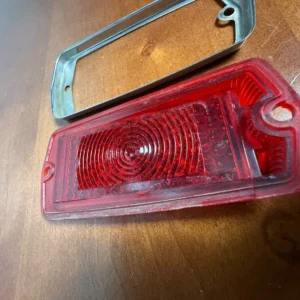 IKI 5004 Japan Red Side Marker Light Lens & Chrome Bezel SAE P1A69 – photo 7