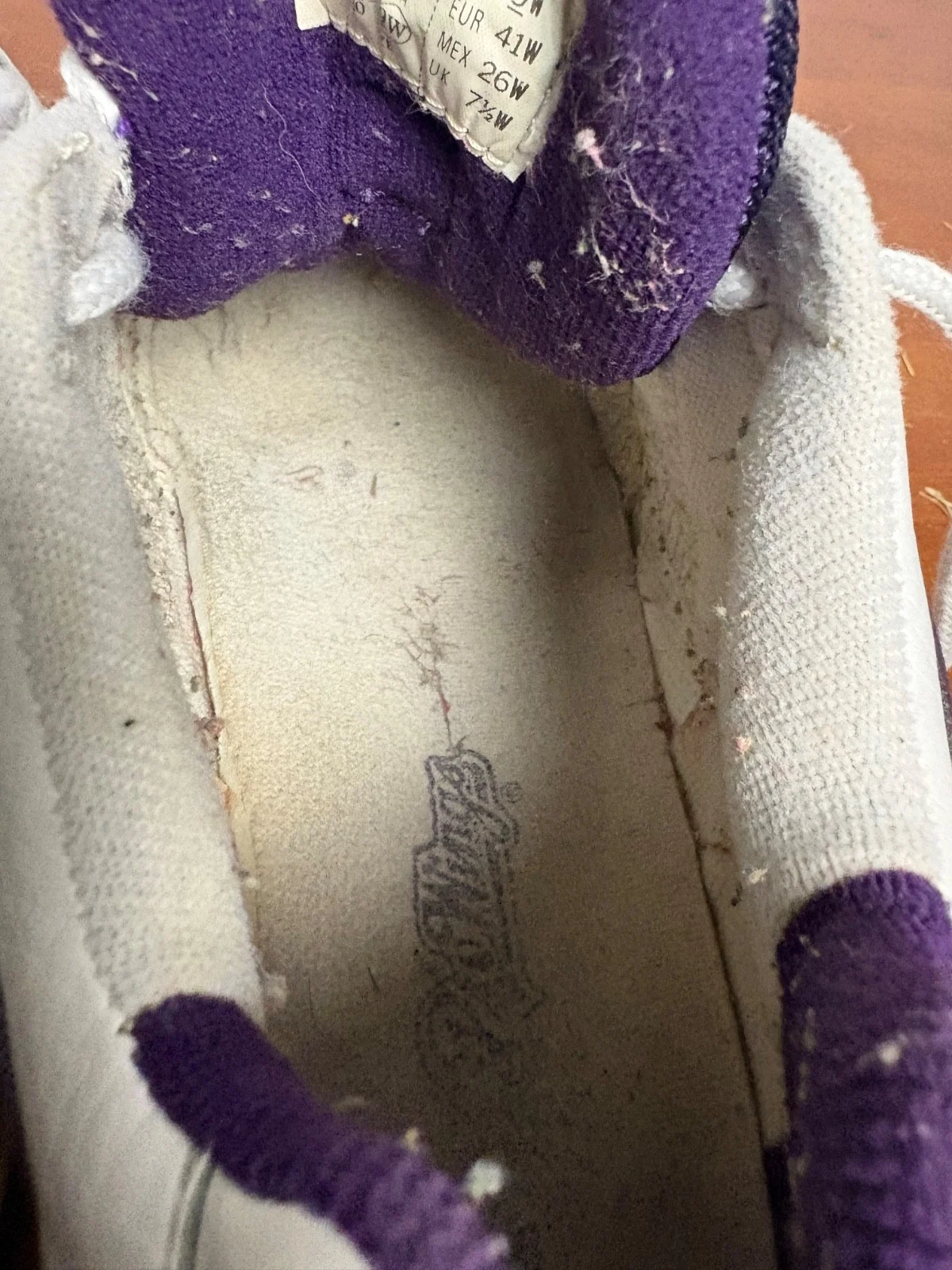 Pro Wings Sneakers Women's 9W White Purple Chunky 90s Y2K Running Shoes – photo 10