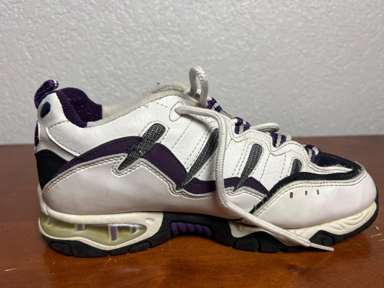 Pro Wings Sneakers Women's 9W White Purple Chunky 90s Y2K Running Shoes – photo 3