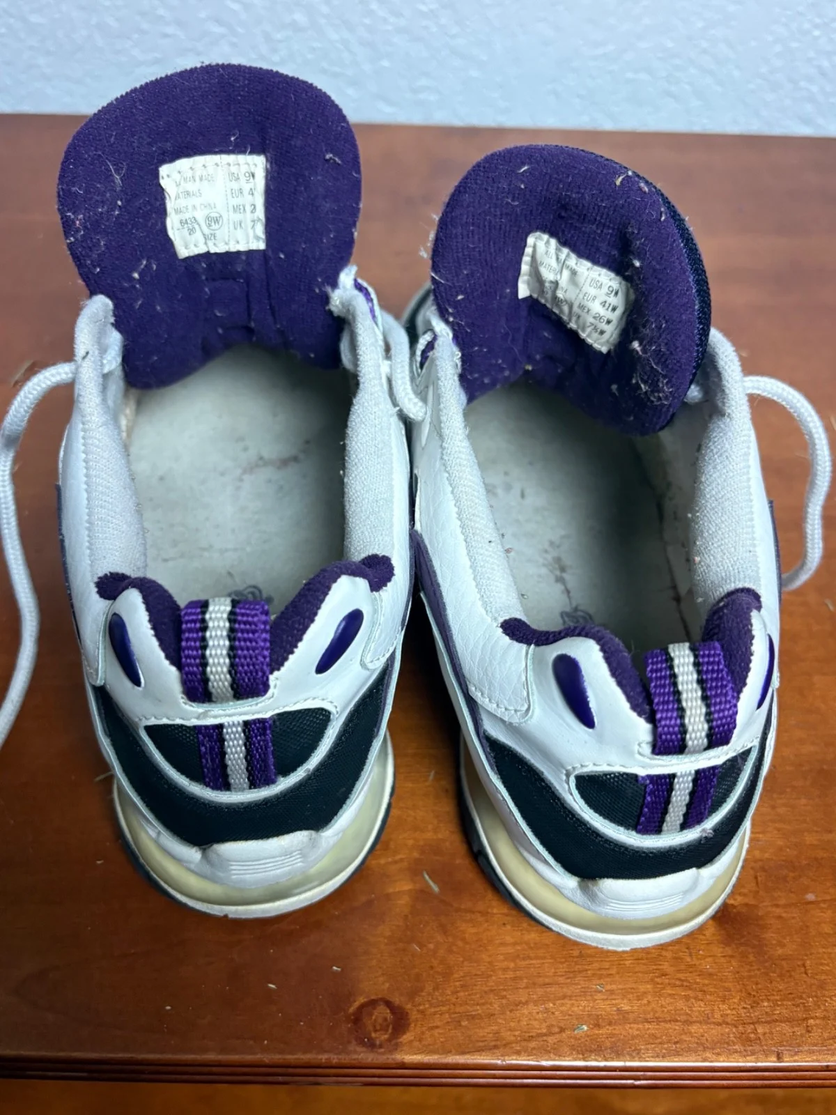 Pro Wings Sneakers Women's 9W White Purple Chunky 90s Y2K Running Shoes – photo 8