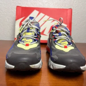 Nike Air Max 270 React GS Thunder Grey Barely Volt CT1630-001 Size 7Y Sneakers – photo 4