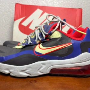 Nike Air Max 270 React GS Thunder Grey Barely Volt CT1630-001 Size 7Y Sneakers – photo 7