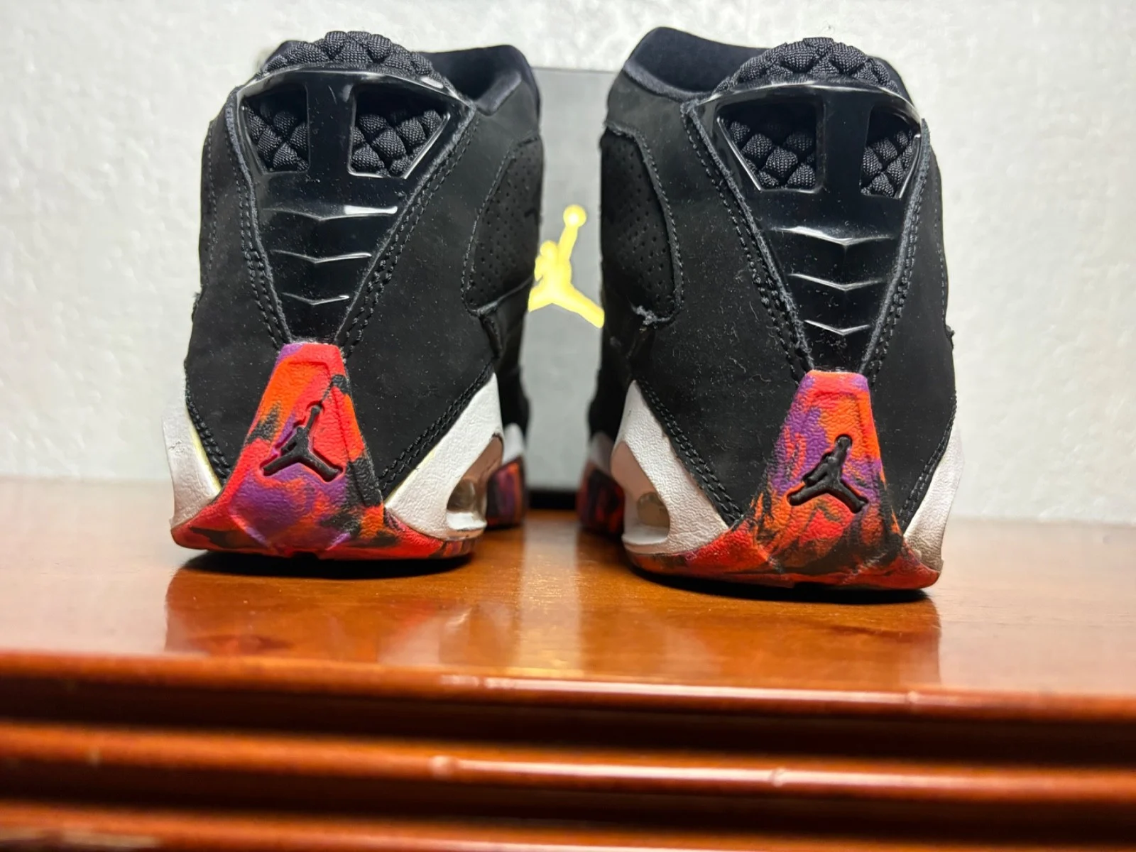 Jordan B'Loyal GS Black Orange Purple Tiger Print Boys Size 7Y w/ Box – photo 8