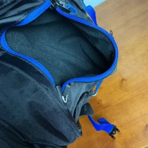 Basecamp Black & Blue Laptop Backpack Watermark Logo Padded Straps Travel Bag – photo 3