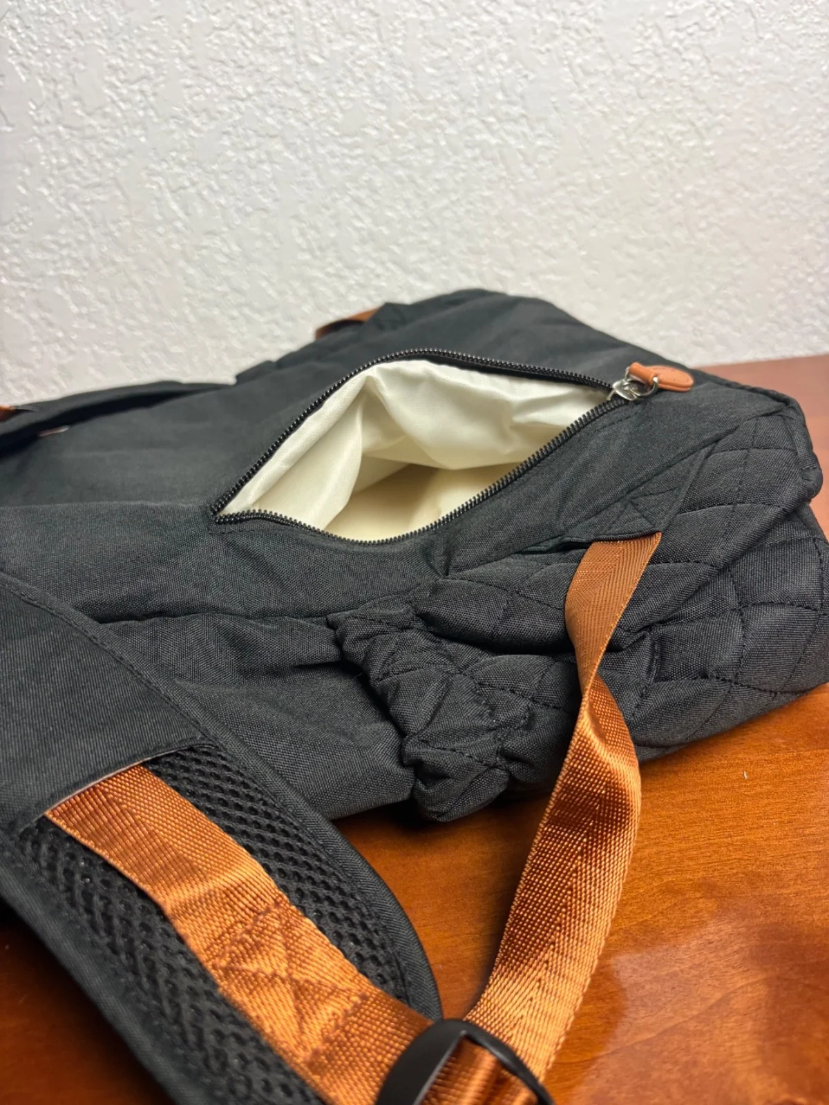 Kaiser Permanente Multifunction Black Diaper Bag Backpack Baby Changing Ba – photo 12