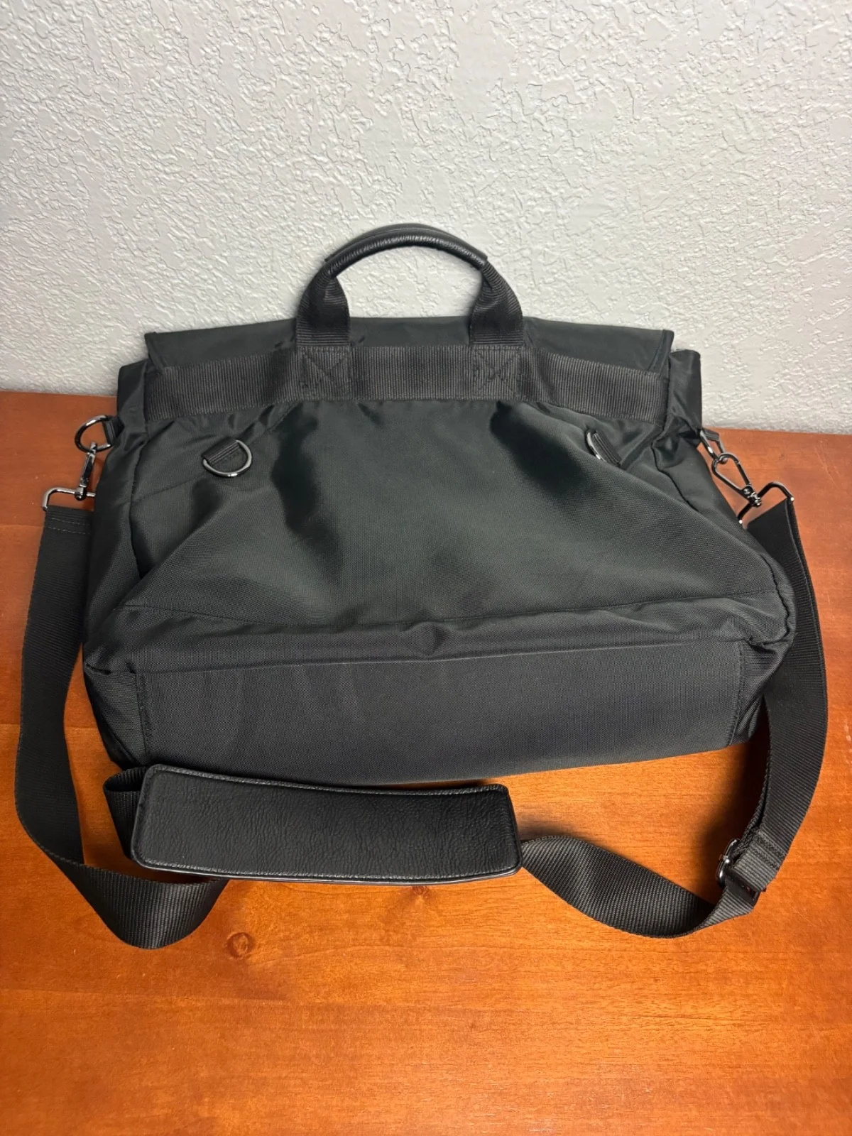 Goodfellow & Co Messenger Business Bag Black Brown Shoulder Strap NWOT- B3 – photo 7