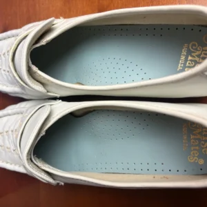 Nurse Mates Shoes Womens Size 9.5 White Leather Lace Up Comfort Nursing Oxford – photo 12