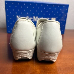 Nurse Mates Shoes Womens Size 9.5 White Leather Lace Up Comfort Nursing Oxford – photo 5