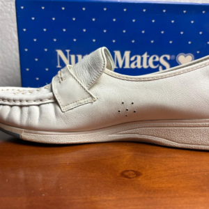 Nurse Mates Shoes Womens Size 9.5 White Leather Lace Up Comfort Nursing Oxford – photo 7