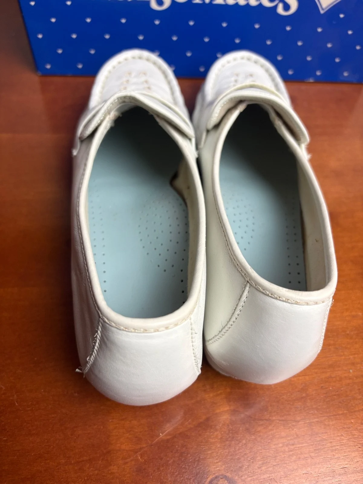 Nurse Mates Shoes Womens Size 9.5 White Leather Lace Up Comfort Nursing Oxford – photo 9