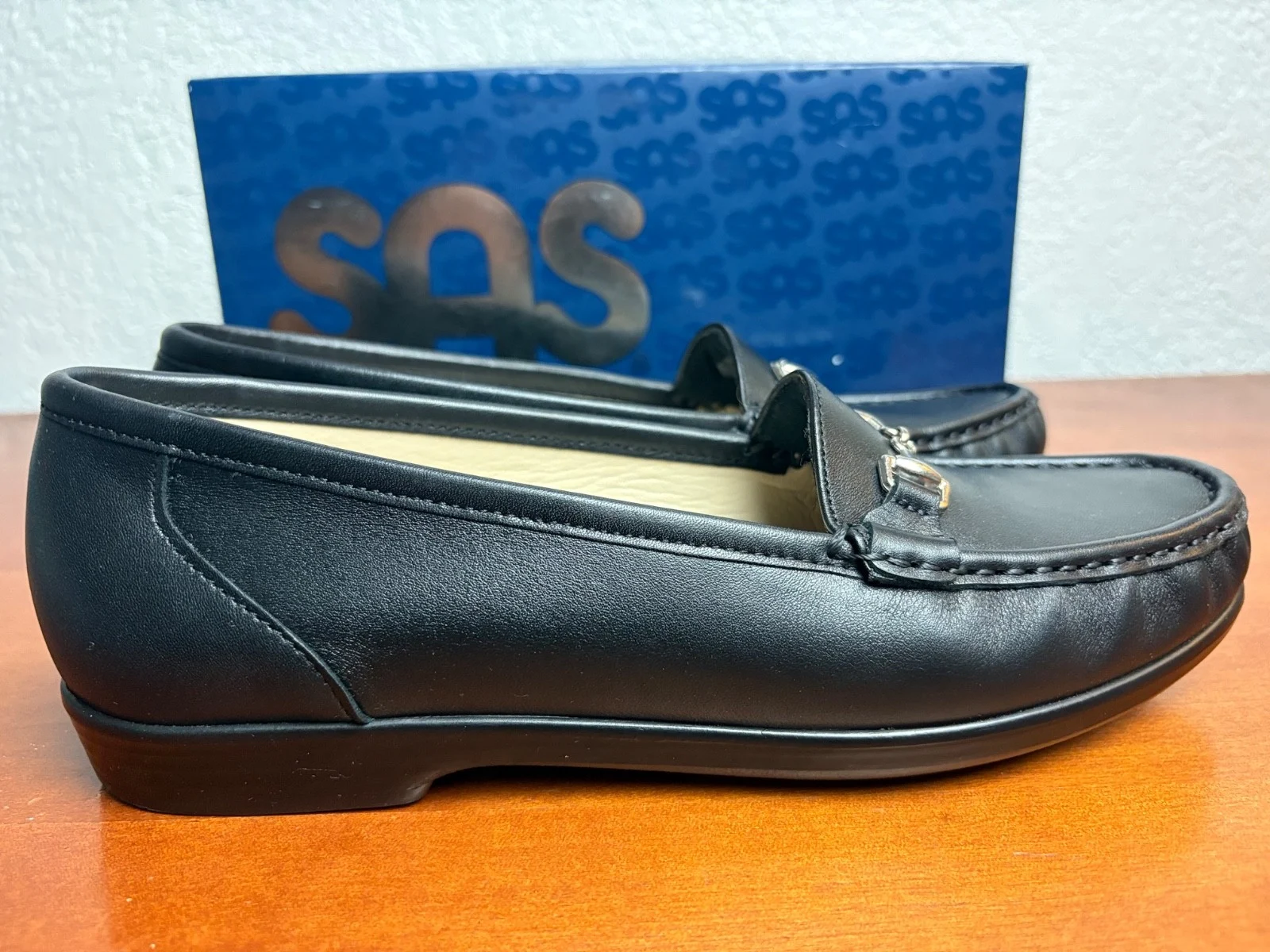 SAS Metro Women's 9.5 N Black Leather Bit Loafers Made in USA Comfort Shoes – photo 3