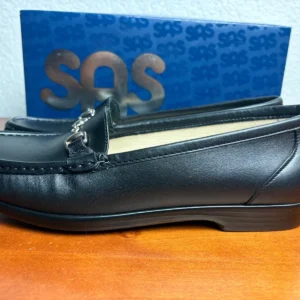 SAS Metro Women's 9.5 N Black Leather Bit Loafers Made in USA Comfort Shoes – photo 6