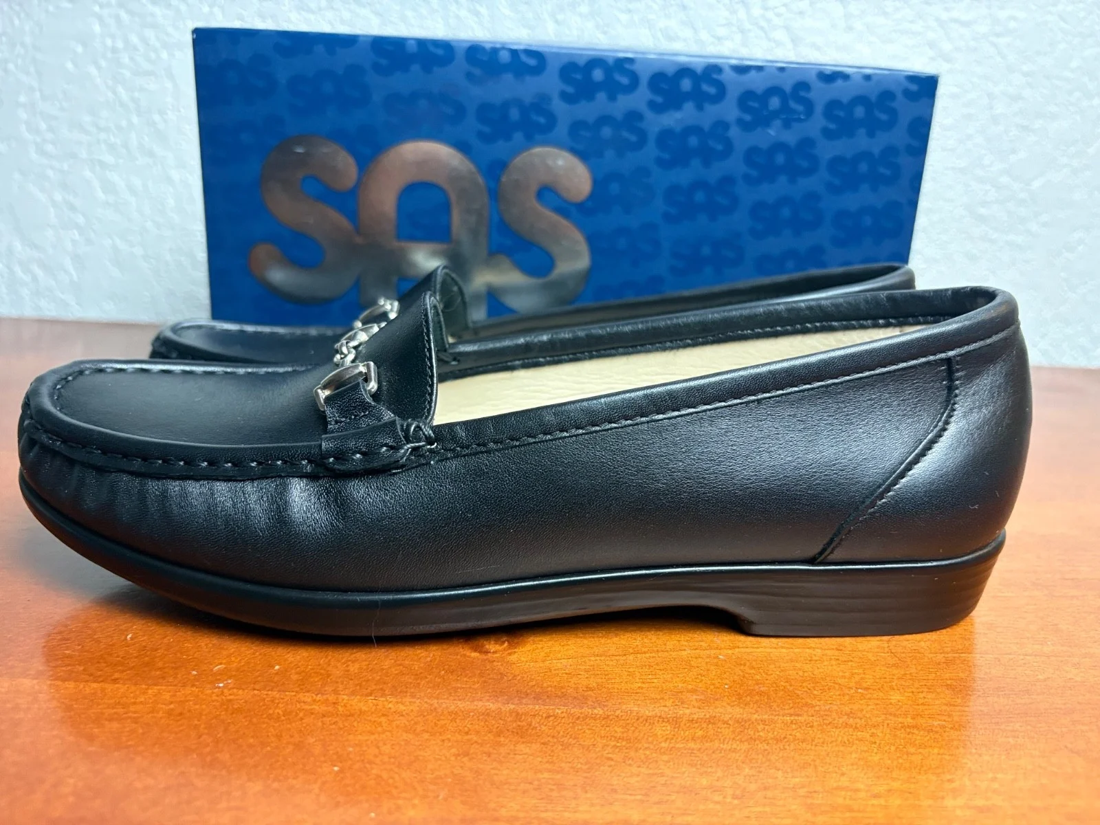 SAS Metro Women's 9.5 N Black Leather Bit Loafers Made in USA Comfort Shoes – photo 6