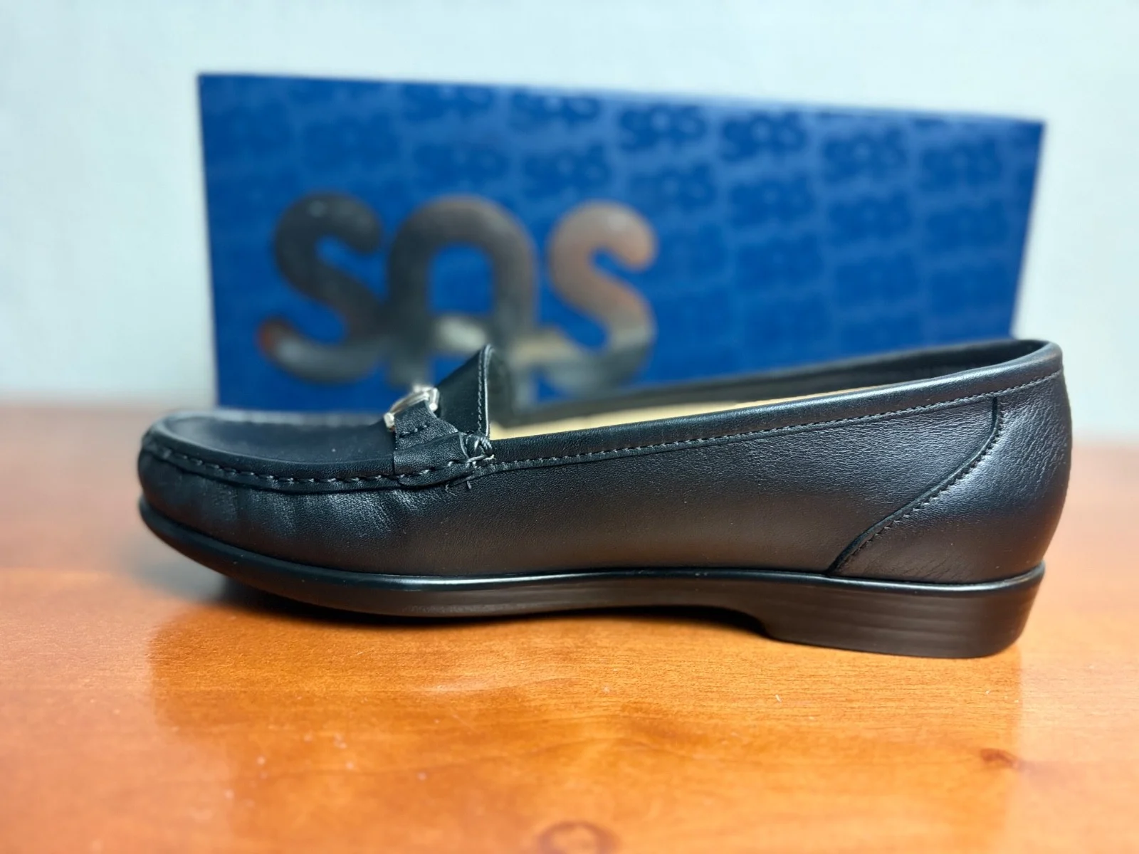 SAS Metro Women's 9.5 N Black Leather Bit Loafers Made in USA Comfort Shoes – photo 7