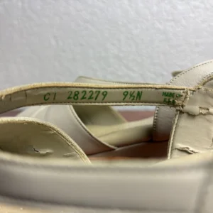 SAS Caress Wedge Sandals Women’s Sz 9.5 W Cross Strap Bone Beige Tripad Comfort – photo 9
