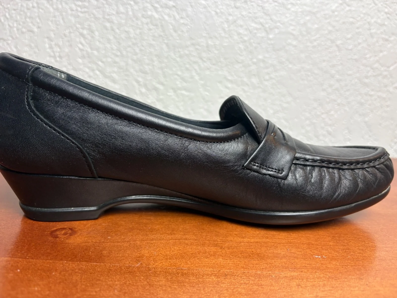 SAS Tripad Comfort Black Leather Penny Loafers Women’s 9.5M Made USA – photo 5