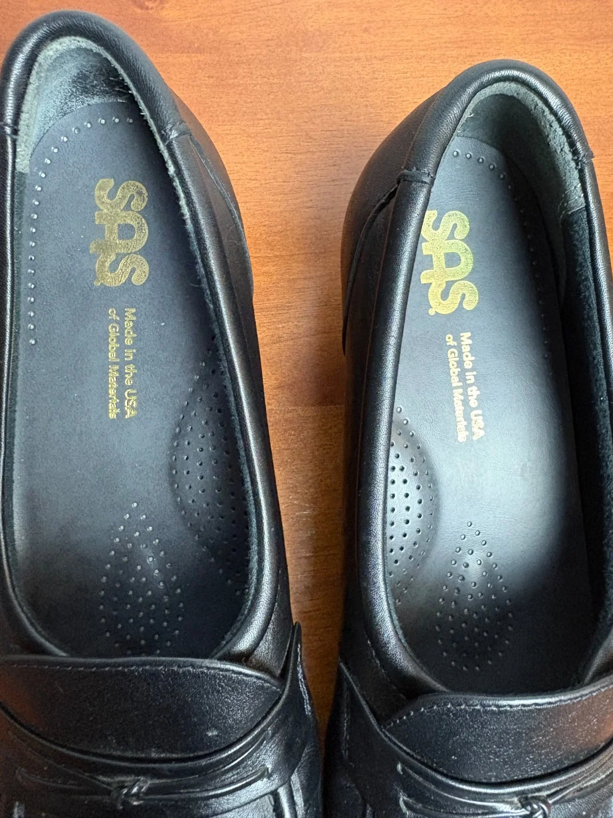 SAS Tripad Comfort Black Leather Penny Loafers Women’s 9.5M Made USA – photo 9