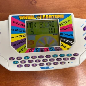 Vintage 1995 Tiger Electronics Wheel of Fortune Handheld Game w/ Cartridge 9