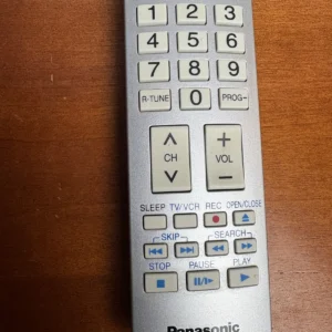 Panasonic EUR7737Z20 OEM TV Remote Control Silver for VCR DVD DBS CBL – photo 3