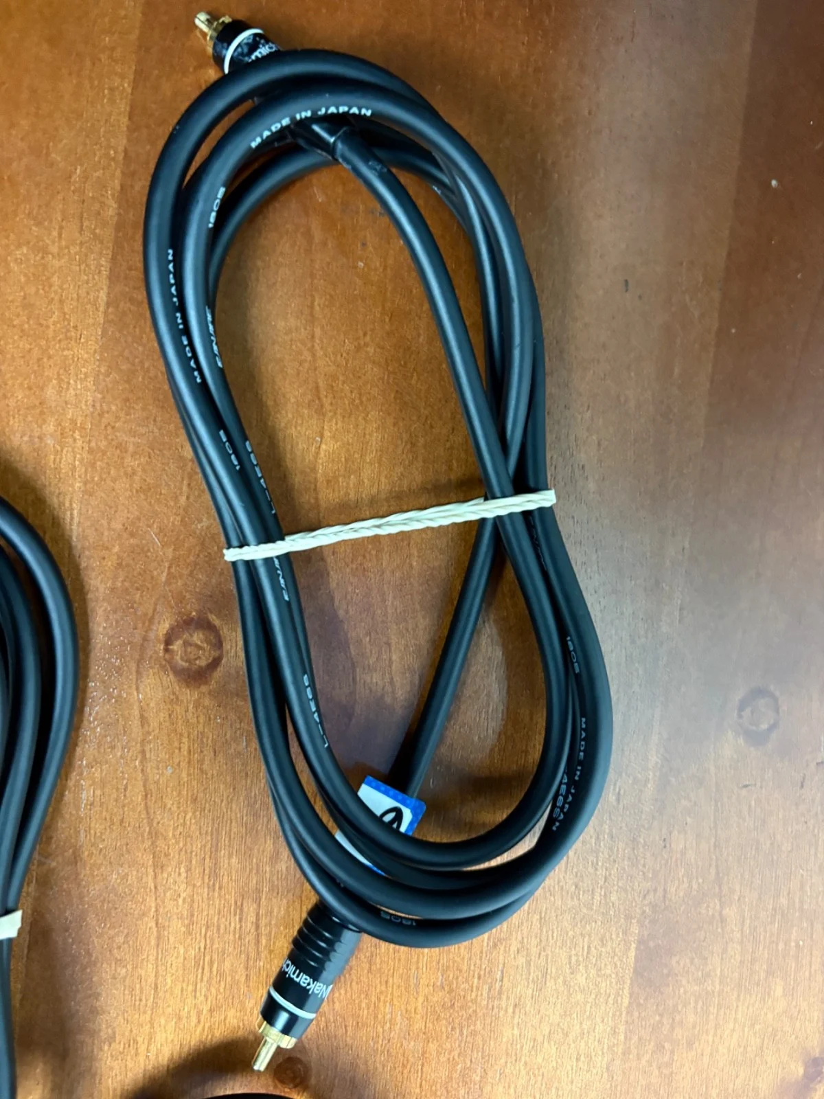 5pk Canare L-4E6S RCA Audio Cables 6ft Nakamichi Terminals Japan – photo 5