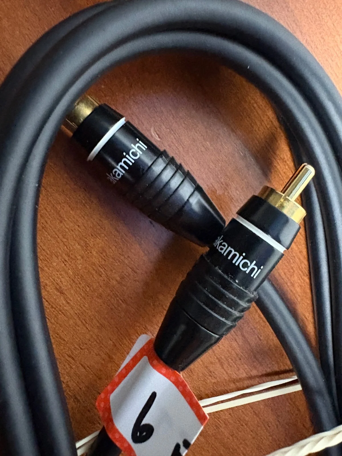 5pk Canare L-4E6S RCA Audio Cables 6ft Nakamichi Terminals Japan – photo 7