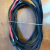 Prefair High-End Speaker Cable - Banana to Spade Plugs - Braided Sleeve - Single