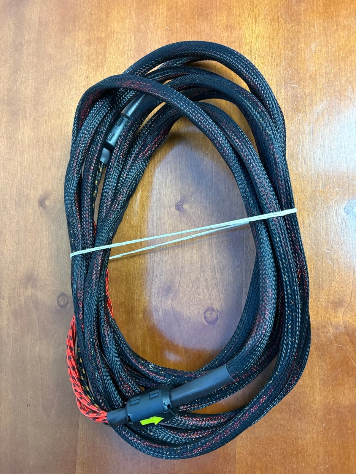 Prefair High-End Speaker Cable - Banana to Spade Plugs - Braided Sleeve - Single – photo 4