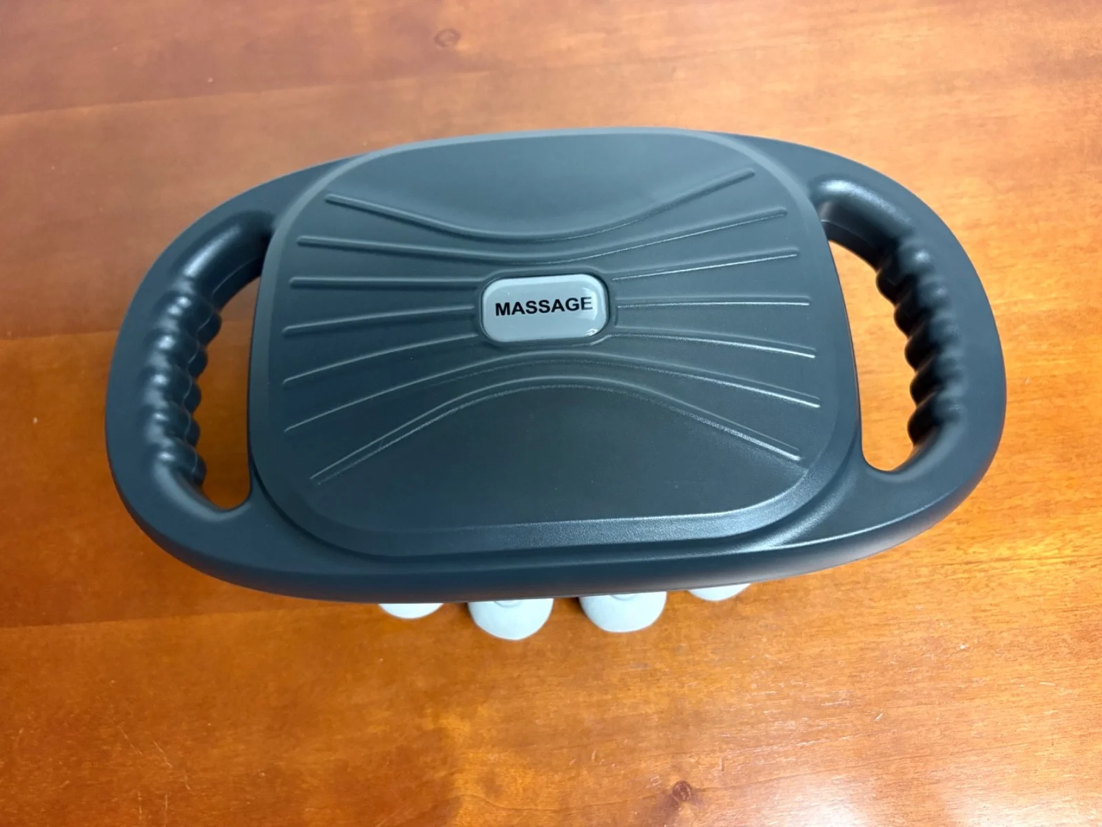 Rechargeable Multi-Head Deep Tissue Body Massager - Portable Gray/Silver – photo 2