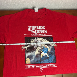 Stranger Things Upside Down T-Shirt Mens L Red Demogorgon Eleven Role Play Game – photo 2