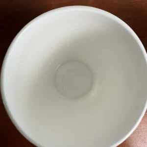 2 Studio TU Felicia Fine Bone China Coffee Mugs White Textured Diamond thincrack – photo 3