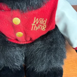 Main Joy "Wild Thing" Gorilla Plush Singing Dancing 12" Letterman Jacket – photo 6