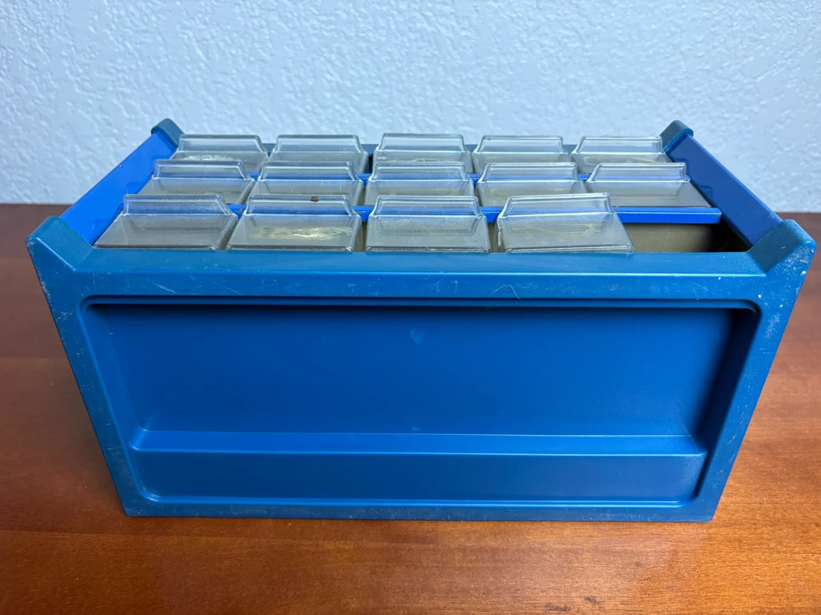 Blue Plastic 14-Drawer Small Parts Organizer Storage Cabinet Tool Box – photo 6