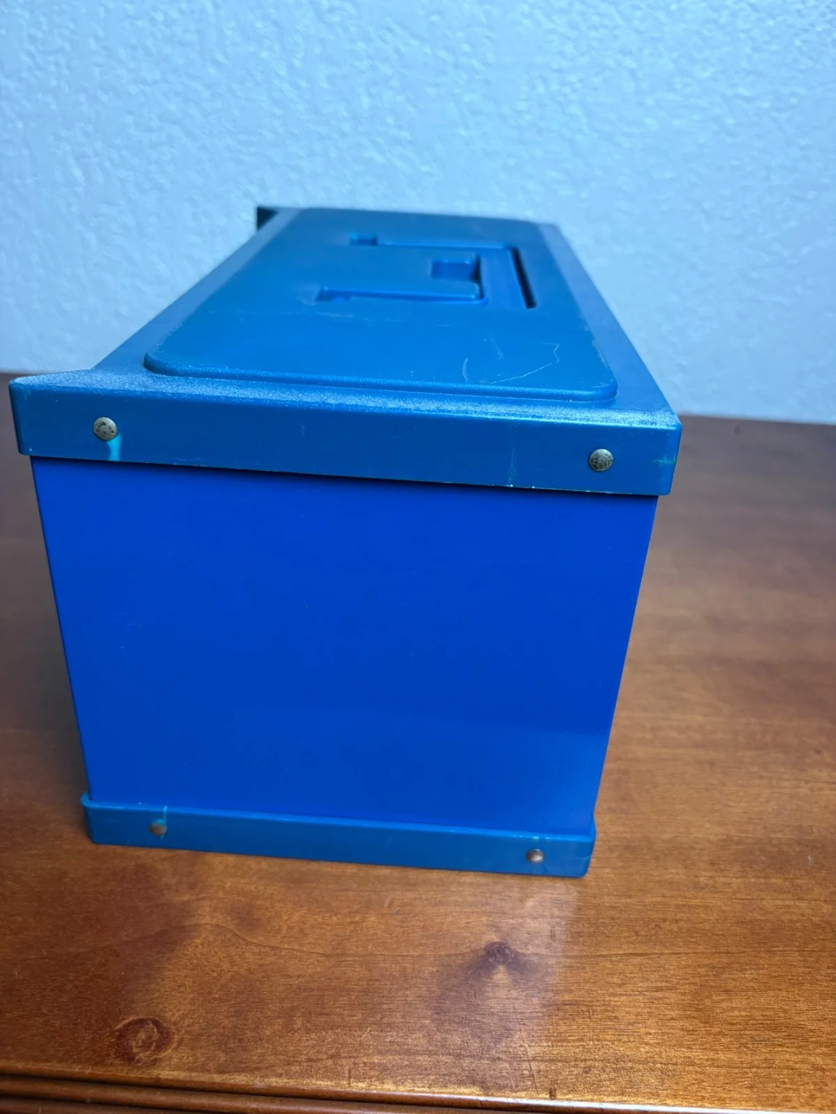Blue Plastic 14-Drawer Small Parts Organizer Storage Cabinet Tool Box – photo 7