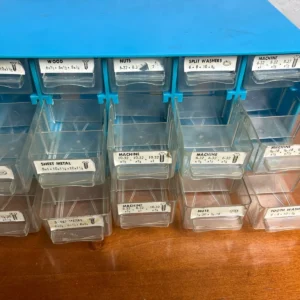 Blue 15 Drawer Small Parts Organizer Hardware Cabinet – photo 4