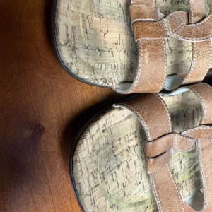 ABEO Bea-Braid Tan Leather Sandals B.I.O.system Women's 10 N Narrow Cork Comfort – photo 5