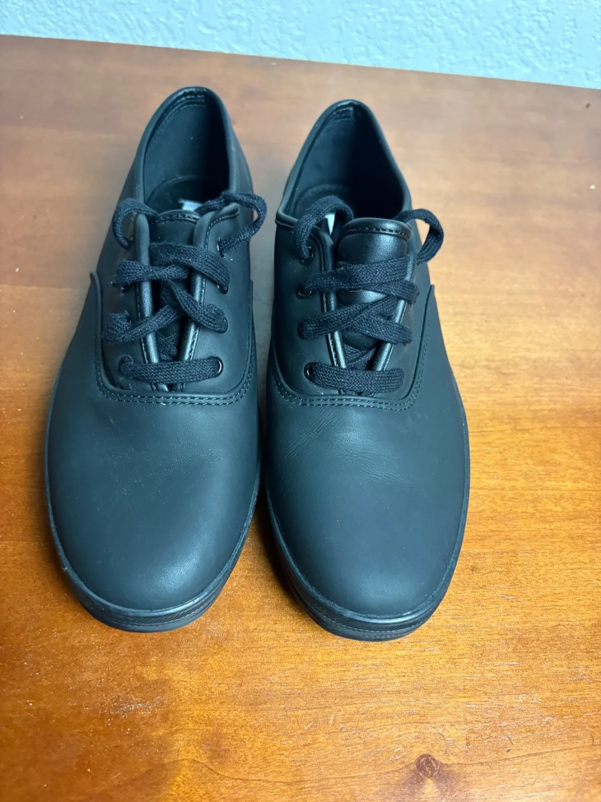 Keds Champion Black Leather Sneakers