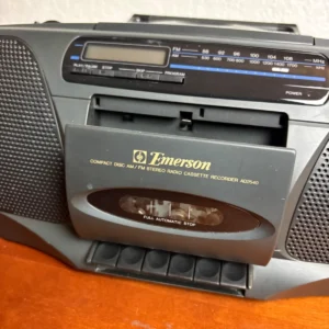 Emerson AD2540 Boombox AM/FM Radio CD Cassette Player - Partially Tested - 1992 – photo 4