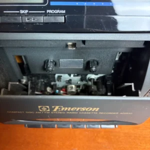 Emerson AD2540 Boombox AM/FM Radio CD Cassette Player - Partially Tested - 1992 – photo 5