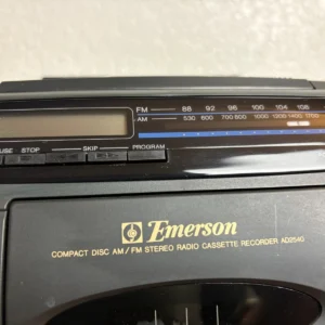 Emerson AD2540 Boombox AM/FM Radio CD Cassette Player - Partially Tested - 1992 – photo 7