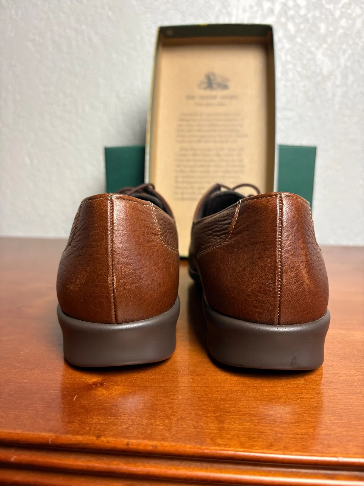 SAS Siesta Brown Leather Comfort Moccasin Womens 10 N Lace Up Oxford Shoes USA – photo 7