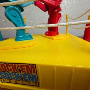 2001 Rock 'Em Sock 'Em Robots Mattel Game Red Rocker Blue Bomber - Works Weakly – photo 4