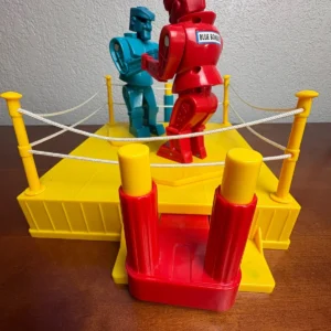 2001 Rock 'Em Sock 'Em Robots Mattel Game Red Rocker Blue Bomber - Works Weakly – photo 8