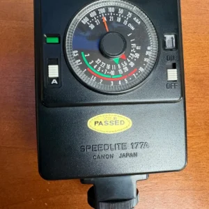 Canon Speedlite 177A Flash & Case - For Parts or Repair - Battery Corrosion – photo 7