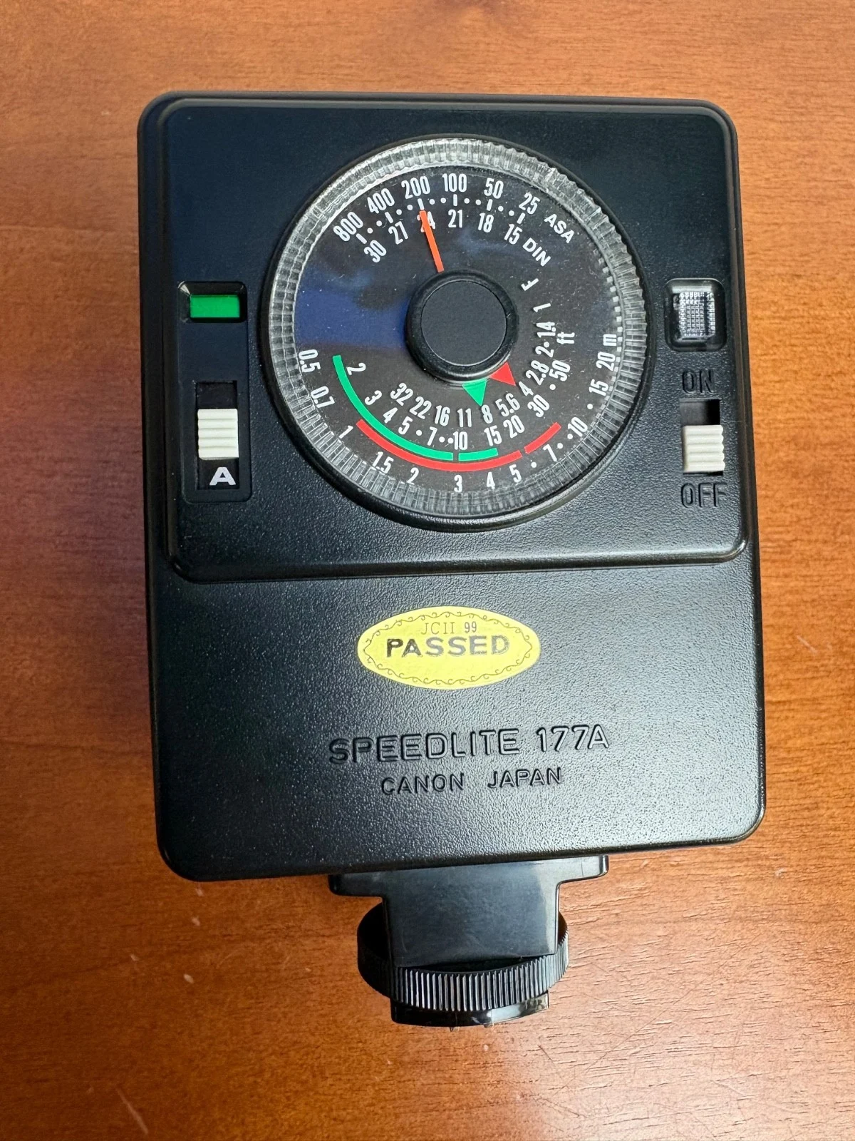 Canon Speedlite 177A Flash & Case - For Parts or Repair - Battery Corrosion – photo 7