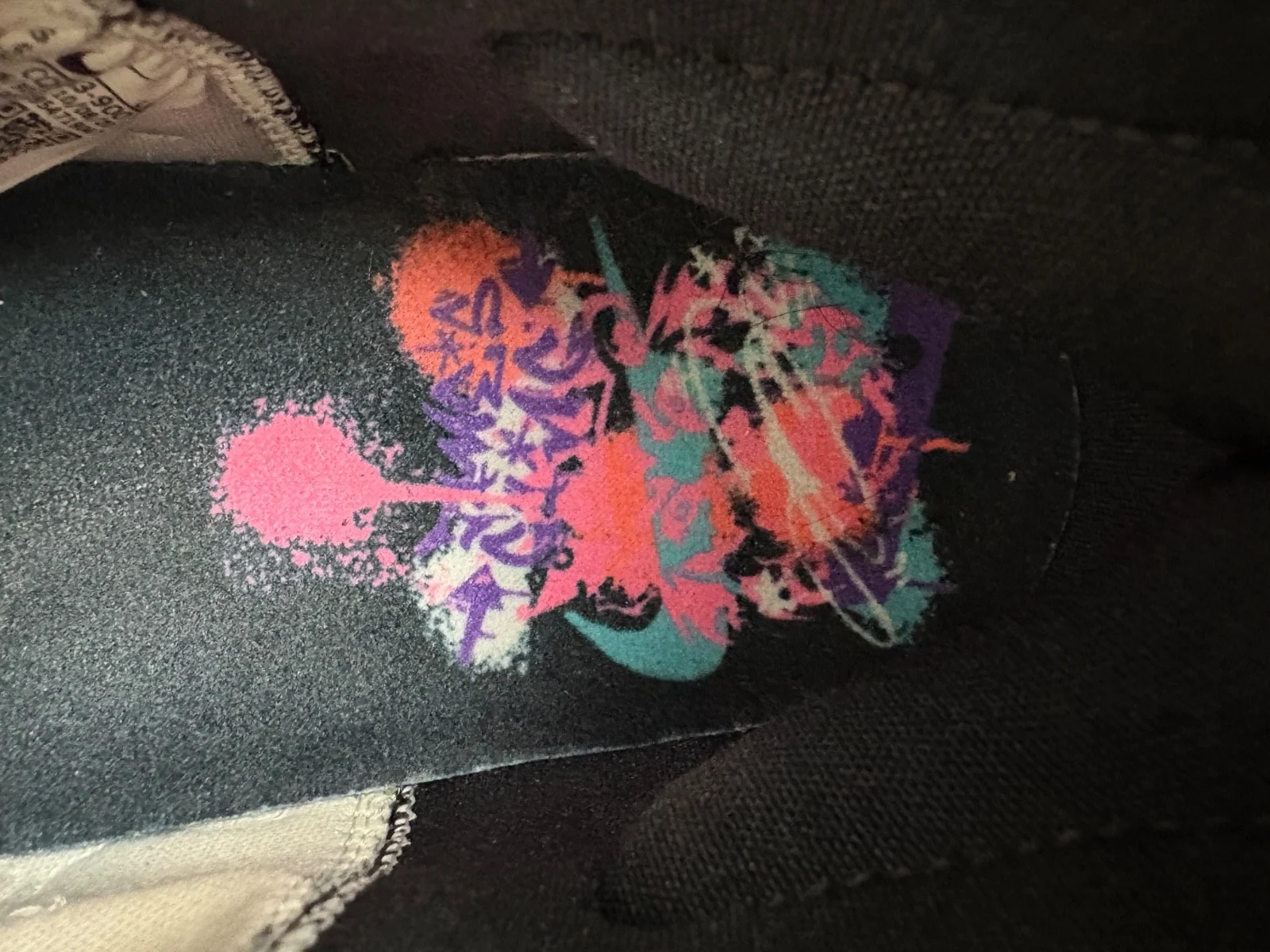 Nike LeBron 18 Graffiti James Gang Black Chlorine Blue Men's 9.5 Read Details – photo 17