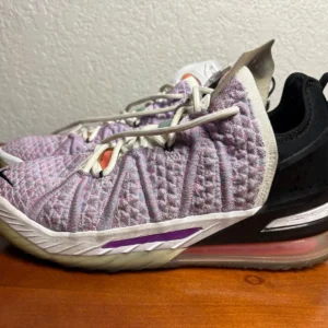 Nike LeBron 18 Graffiti James Gang Black Chlorine Blue Men's 9.5 Read Details – photo 4