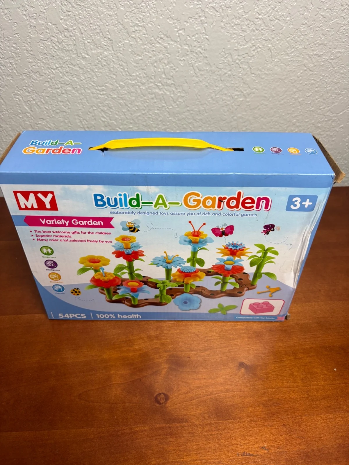 Build A Garden Building Blocks 54 Pieces Complete Set New In Box Ages 3+